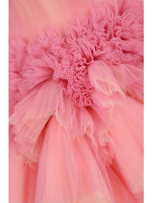 Abito a balze in tulle rosa That's Amore Couture by Gai Mattiolo | TA0008V385